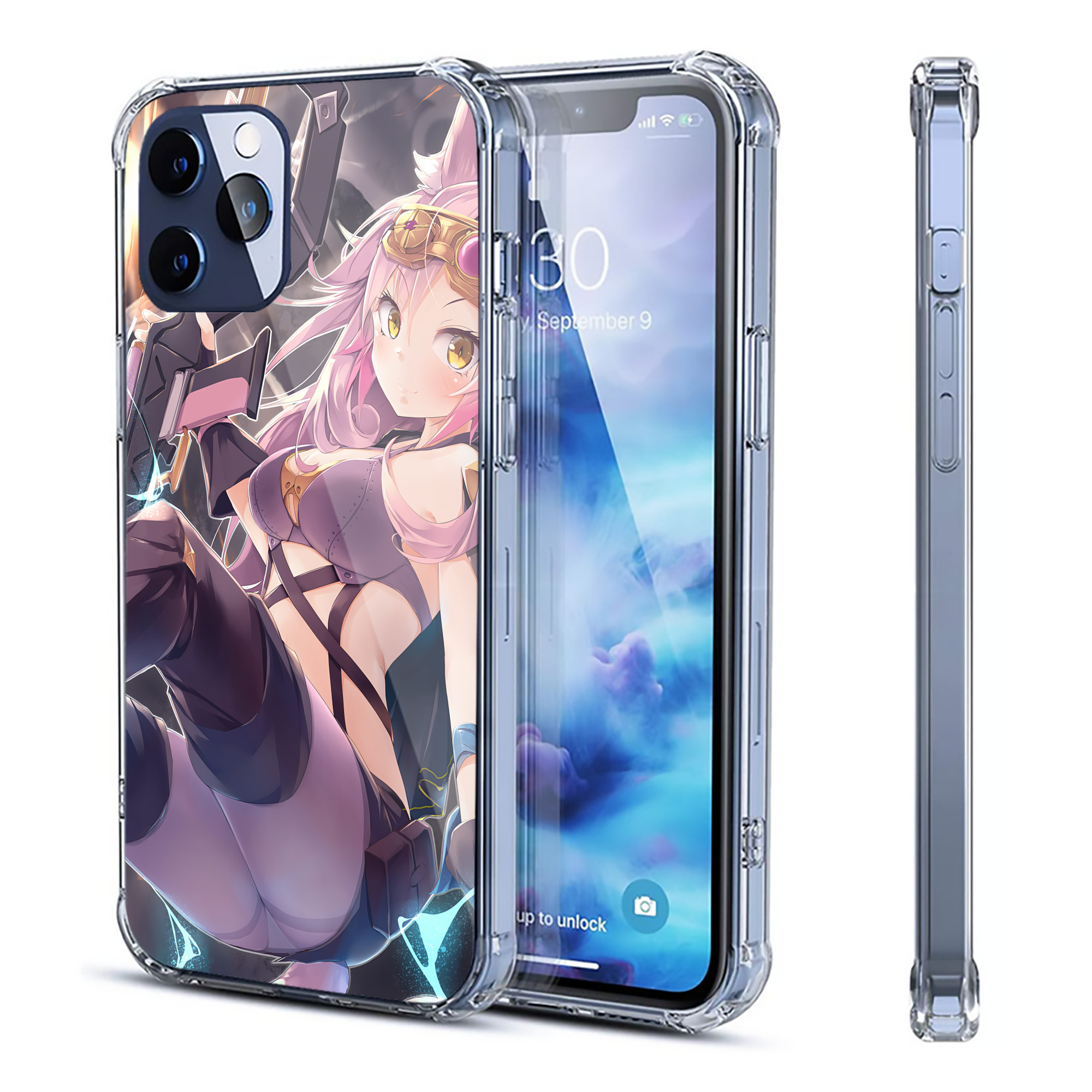（画像用） 遊☆戯☆王 Yu-Gi-Oh! 【iPhone 12シリーズ対応】透明スマホケース（クリアソフトケース）